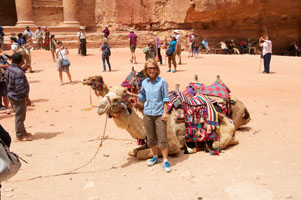 Susan's Story, Susan and her new best friend at Petra