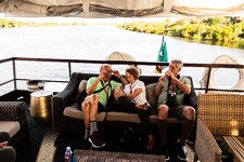 Susan's Story, on our sunset Zambezi river cruise