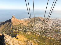 the cable car at table mountain