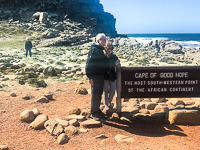 Susan and Hugh at the Cape of Good Hope