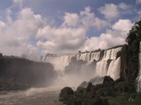 Susan's Story, another view of Iguazu Falls from the bottom