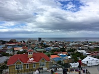Susan's Story, A view of Punta Arenas from a hill in the city