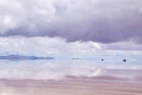 Photo from Susan's Story, The beautiful Uyuni salt flats in the rainy season covered with a few inches of water create beautiful reflections