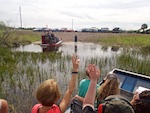 Photo from Susan's Story, Getting ready for our air boat ride in the Everglades!