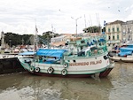 Belém, Brazil. Photo from Susan's Story, Colorful fishing boats near Mercado do Ver-o-Peso.