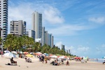 Recife, Brazil. Susan's Story, Photo of the Boa Viagem beach.