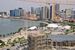 Luanda, Angola. Photo from Susan's Story, View of The Marginal from the Fortress of São Miguel.