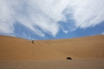 Walvis Bay, Namibia. Susan's Story, Susan high on Dune 7