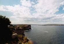 Susan's Story, the cliffs looking over the bay west of Sydney