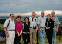 Susan's Story, our group on the top of a mountain near Christchurch New Zealand