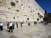 Photo from Susan's Story, the Wailing Wall in Jerusalem