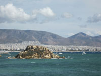 Photo from Susan's Story, sailing into Piraeus