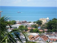 Photo from Susan's Story, the Atlantic Ocean from the hill overlooking Macio