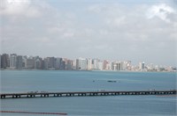 Photo from Susan's Story, the beautiful city of Fortaleza Brazil on the Atlantic Ocean from our ship
