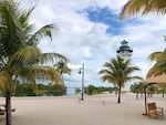 Photo from Susan's Story, the beautiful beach at Harvest Caye, Belize