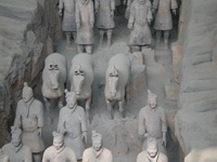 Photo from Susan's Story, the terra-cotta soldiers