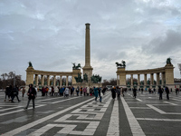Photo from Susan's Story, Hero's Square in Budapest