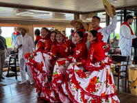 Photo from Susan's Story, Combia lesson on the ship