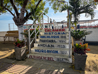 Photo from Susan's Story, the painted steps up to the pier in Calamar is a timeline