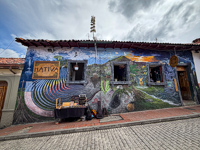 Photo from Susan's Story, a mural in La Candelaria