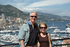 Photo of Susan and Hugh in Monaco