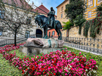 Photo from Susan's Story, A statue of St George and the Dragon in Zagrev, Croatia