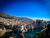 Photo from Susan's Story, the old town of Dubrovnik from Lovrijenac Fort