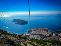 Photo from Susan's Story, old town of Dubrovnik from the top of the cable car