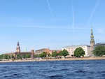 Photo from Susan's Story, Europe 2018, A view from the Daugava River on our boat tour around the city of Riga