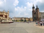 Photo from Susan's Story, Europe 2018, The main square in oldtown Krakow