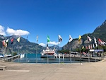Photo from Susan's Story, Europe 2018, Our paddle boat for the second part of the Gotthard Express from Lugano to Lucerne