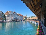 Photo from Susan's Story, Europe 2018, One of the most unforgettable places in Lucerne is the ancient covered bridge with its paintings