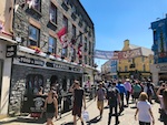 Photo from Susan's Story, Europe 2018, A view in the old town of Galway, Ireland