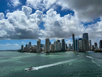 Photo from Susan's Story, Miami skyline receeds as we sail away