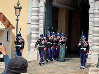 Susan's Story, The changing of the guard at the royal palace in Monaco