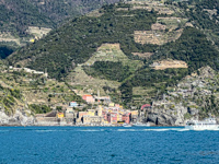 Susan's Story, Vernazza from our ferry back to Monterosso