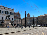 Photo from Susan's Story, Piazza de Ferrari in Genoa