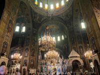 Photo from Susan's Story, Inside the Alexander Nevsky Cathedral on Eastern Orthodox