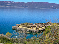 Photo from Susan's Story, The village on stilts at the Bay of Bones in Lake Ohrid