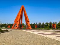 Photo from Susan's Story, The war memorial in Chisinau