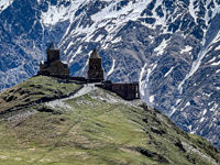 Photo from Susan's Story, Photo of the Gergeti Trinity Church in Georgia that has been active since the 12th centuary