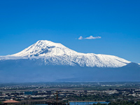 Photo from Susan's Story,Mt Ararat from the Armenian Genocide Memorial 