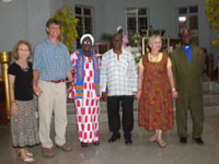 Susan's Story, our group at Fiifi's Church in Pepease