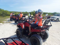 Photo from Susan's Story, me on my ATV on Grand Turk Island