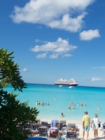Susan's Story, The Koningsdam off of Half Moon Cay in the Bahamas