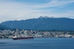 Photo from Susan's Story, The view sailing out of Vancouver harbor to start our cruise