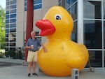 Susan's Story, Ducky & his inflatable friend in Fairbanks