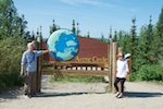 Photo from Susan's Story, Susan & Hugh at the Arctic Circle in 2017