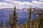 Susan's Story, A view of Crater Lake from the rim