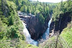 Photo from Susan's Story, Rainbow Falls on the north bank of Lake Superior in Ontario